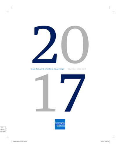 Thumbnail American Express Annual Report 2017
