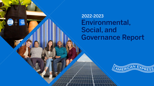 Thumbnail American Express ESG Report 2022-2023
