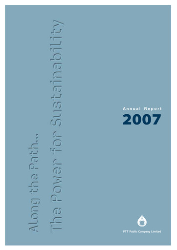 Thumbnail PTT PCL Annual Report 2007