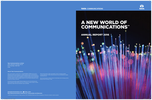 Miniature Tata Communications Rapport annuel 2016