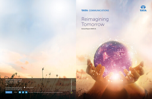 Miniature Tata Communications Rapport annuel 2020-2021
