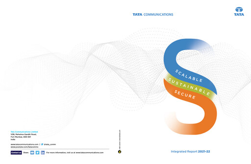 Miniature Tata Communications Rapport annuel 2021-2022