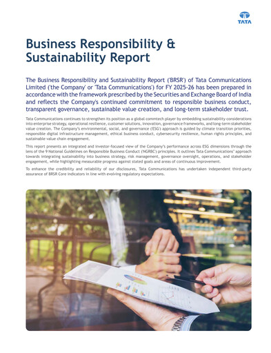 Thumbnail Tata Communications ESG Report 2025-2026