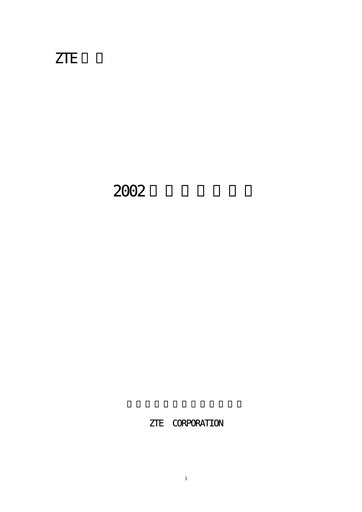 Thumbnail ZTE Annual Report 2002