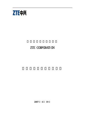 Thumbnail ZTE Annual Report 2006
