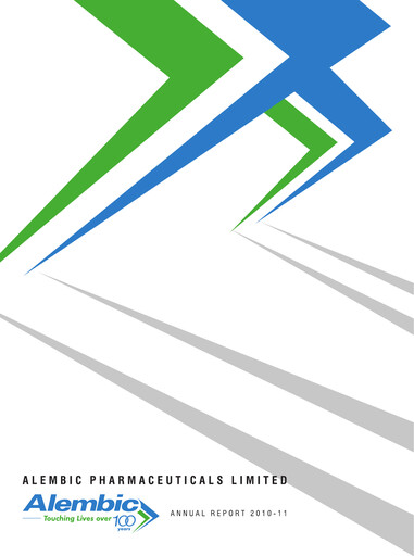 Miniature Alembic Pharmaceuticals Rapport annuel 2010-2011