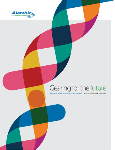 Miniature Alembic Pharmaceuticals Rapport annuel 2015-2016