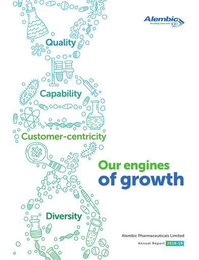 Miniature Alembic Pharmaceuticals Rapport annuel 2018-2019