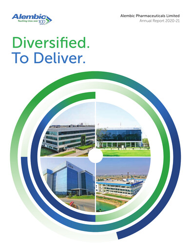 Miniature Alembic Pharmaceuticals Rapport annuel 2020-2021