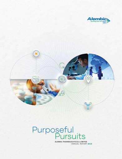 Miniature Alembic Pharmaceuticals Rapport annuel 2024-2025