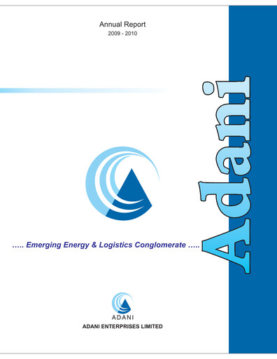 Thumbnail Adani Enterprises Annual Report 2010