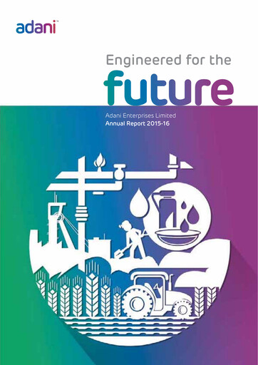Thumbnail Adani Enterprises Annual Report 2015-2016