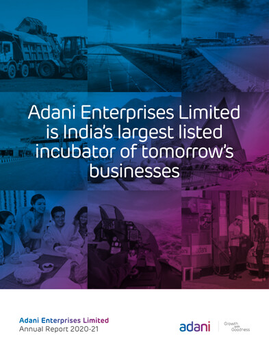 Thumbnail Adani Enterprises Annual Report 2020-2021