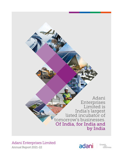 Thumbnail Adani Enterprises Annual Report 2021-2022