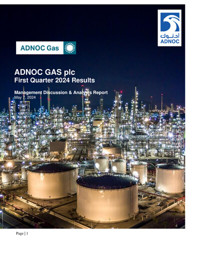 Thumbnail ADNOC Gas Quarterly Report 2024-q1
