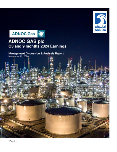 Thumbnail ADNOC Gas Quarterly Report 2024-q3