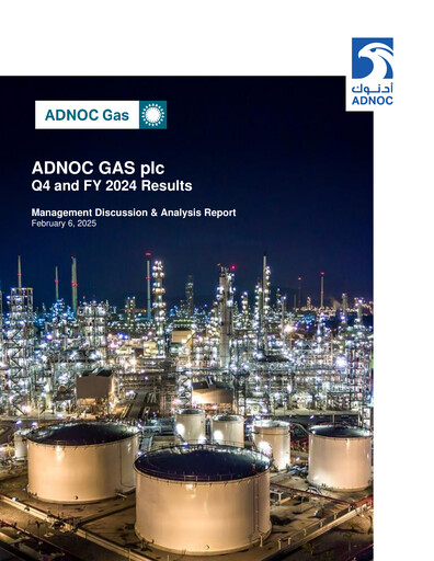 Thumbnail ADNOC Gas Quarterly Report 2024-q4