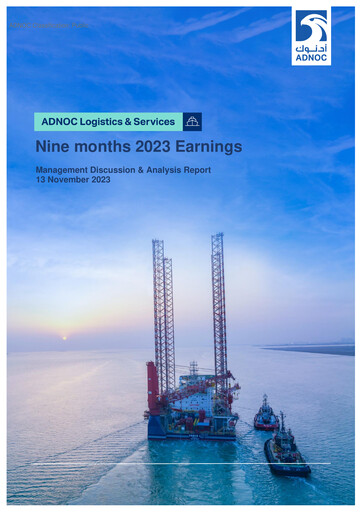 Thumbnail ADNOC Logistics & Services Financial Report 2023-9m