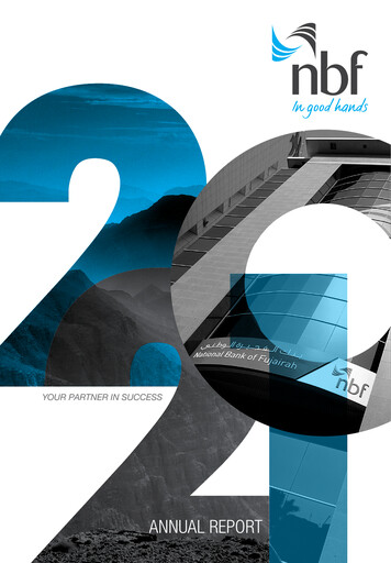 Thumbnail National Bank of Fujairah Annual Report 2021