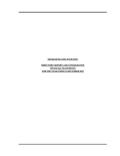 Vorschaubild Sharjah Islamic Bank Finanzmitteilung 2025