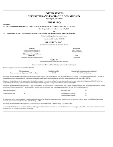 Miniature Klaviyo Rapport trimestriel 2023-q3