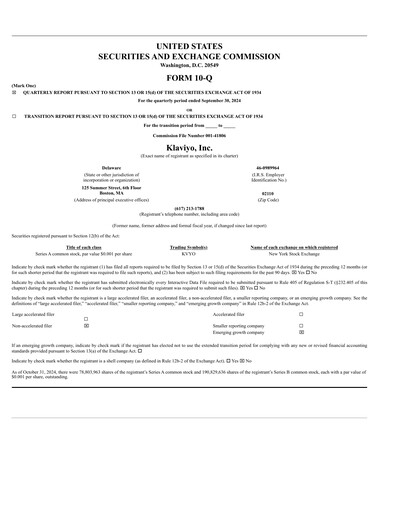 Miniature Klaviyo Rapport trimestriel 2024-q3