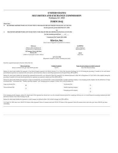 Miniature Klaviyo Rapport trimestriel 2026-q1