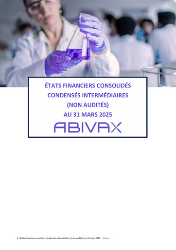 Thumbnail Abivax Quarterly Report 2025-q1