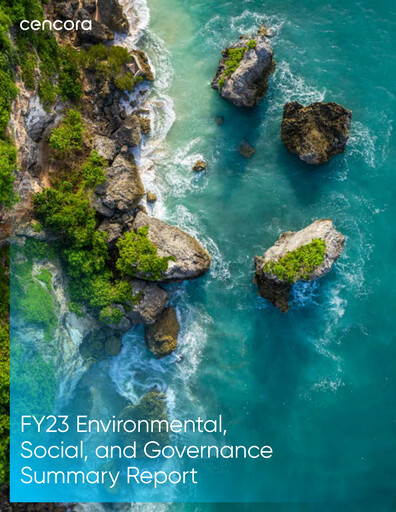 Thumbnail Cencora ESG Report 2023