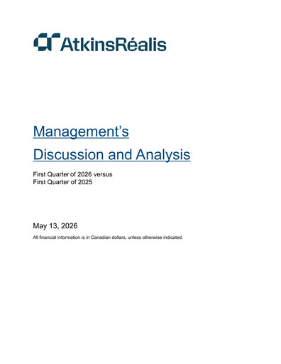 Thumbnail AtkinsRéalis Quarterly Report 2026-q1