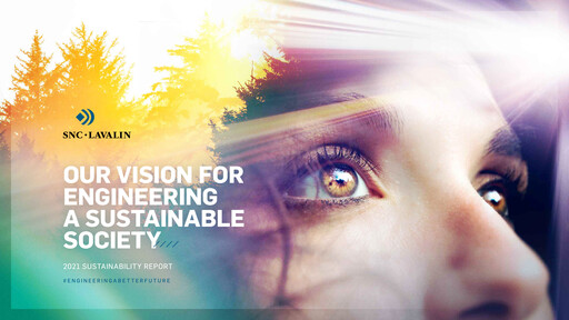 Thumbnail AtkinsRéalis Sustainability Report 2021