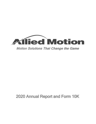 Miniature Allient Rapport annuel 2020