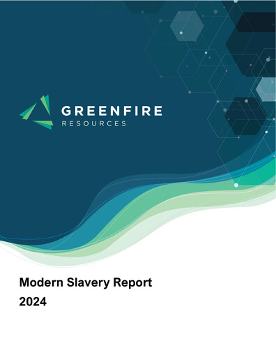 Thumbnail Greenfire Resources ESG Report 2024
