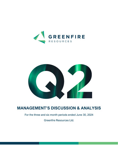 Thumbnail Greenfire Resources Financial Report 2024-q2