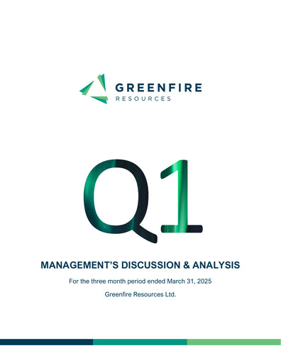 Thumbnail Greenfire Resources Financial Report 2025-q1