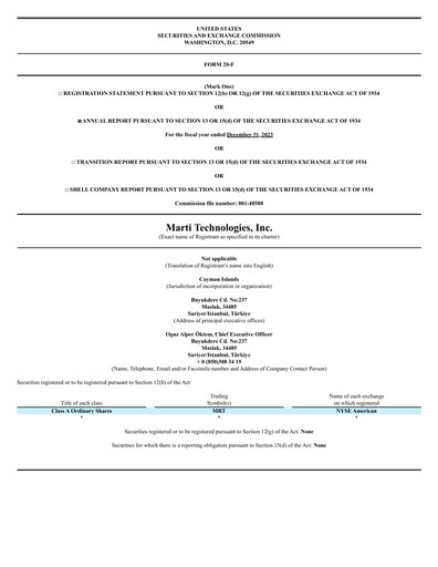 Thumbnail Marti Technologies Annual Report 2023