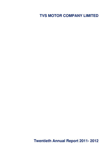 Thumbnail TVS Motor Annual Report 2011-2012