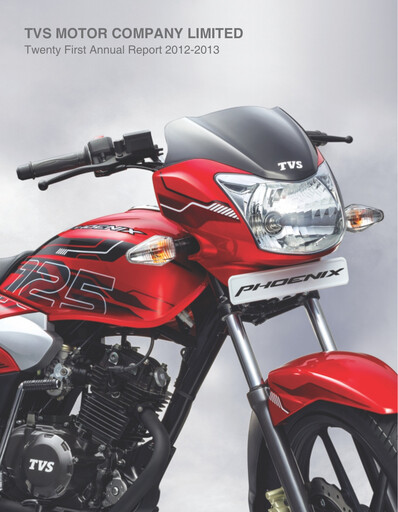 Thumbnail TVS Motor Annual Report 2012-2013