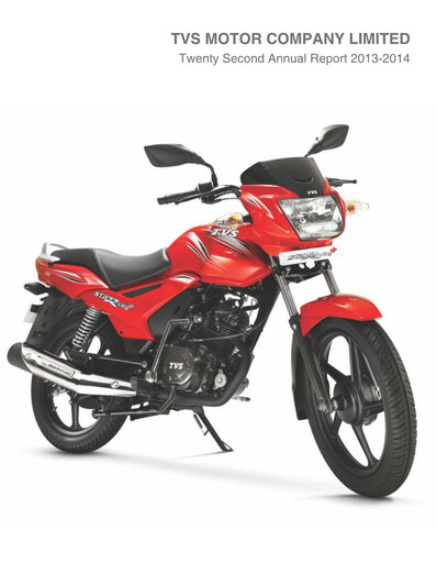 Thumbnail TVS Motor Annual Report 2014
