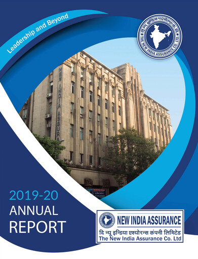 Thumbnail New India Assurance
 Annual Report 2019-2020