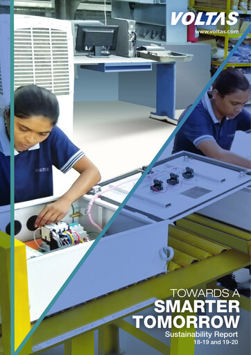 Thumbnail Voltas
 Sustainability Report 2018-2020