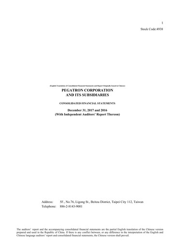 Thumbnail Pegatron Financial Statement 2017