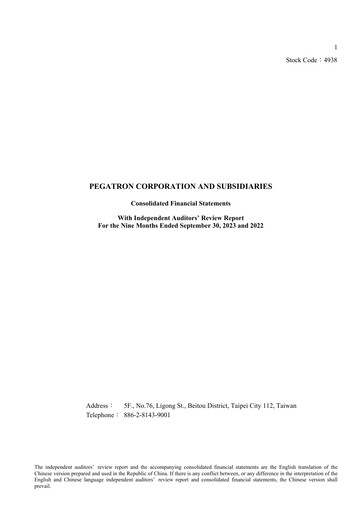 Thumbnail Pegatron Quarterly Report 2023-q3