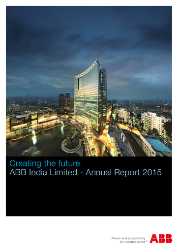 Thumbnail ABB India
 Annual Report 2015