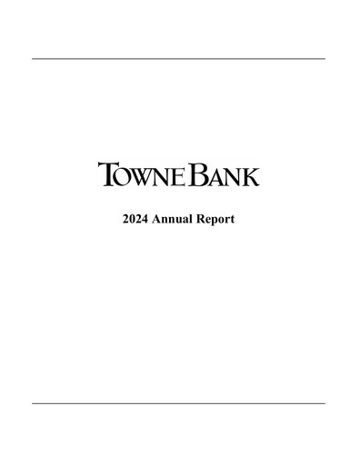 Thumbnail TowneBank
 Annual Report 2024