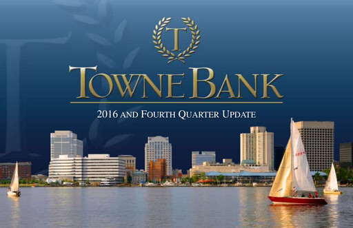 Thumbnail TowneBank
 Quarterly Report 2016-q4