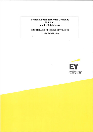 Miniature Boursa Kuwait Securities Company Bilan financier 2020