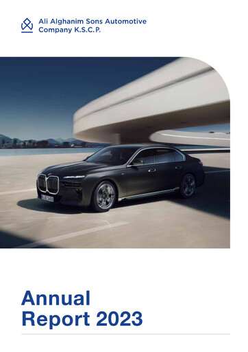 Thumbnail Ali Al-Ghanim Sons Automotive Company Annual Report 2023