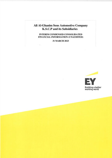 Thumbnail Ali Al-Ghanim Sons Automotive Company Quarterly Report 2023-q1