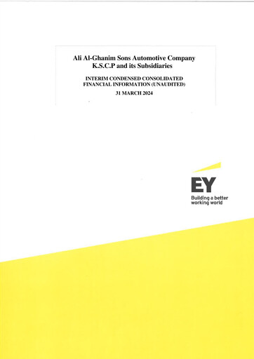 Thumbnail Ali Al-Ghanim Sons Automotive Company Quarterly Report 2024-q1